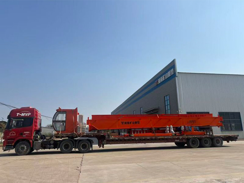 歐式雙梁 QDXX20/10t-14.5m 制作完成  裝車發出